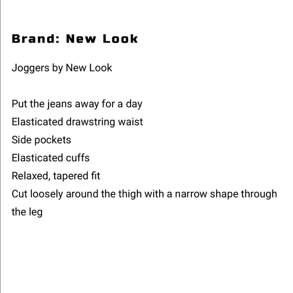 ASOS new look leather look sweatpants in rust - Picture 6 of 8